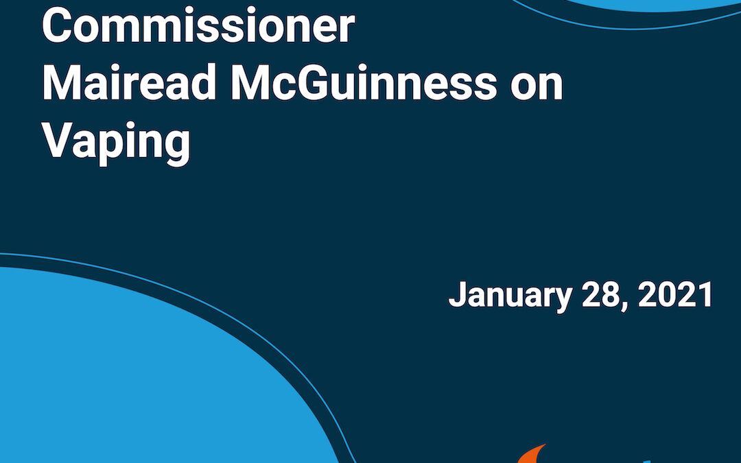 Letter to EU Commissioner Mairead McGuinness on Vaping (28 Jan)