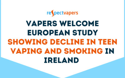 Vapers Welcome European Study Showing Decline in Teen Vaping and Smoking in Ireland 