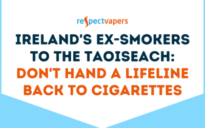 Ireland’s Ex-Smokers to the Taoiseach: Don’t Hand a Lifeline Back to Cigarettes